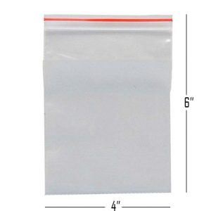 4X6" ZIPLOCK BAGS (PACK OF 100)