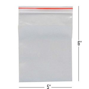 5X6" ZIPLOCK BAGS (PACK OF 100)