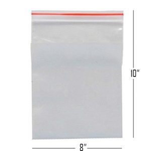 8X10" ZIPLOCK BAGS (PACK OF 100)